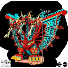 Mondo King Ghidorah Aztec Vinyl Figure by Urban Aztec Planet X Variant picture
