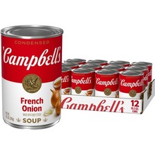 Campbell's Condensed French Onion Soup 10.5 oz Pack of 12 Cans Pantry Staple picture