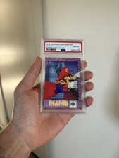 POP 3 Mario Kellogg's Lenticular Card Super Mario 64 PSA 10 Holo Rare Nintendo picture