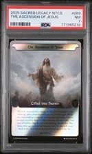 2025 Sacred Legacy NTCS #89 : The Ascension of Jesus : Rare Foil : 1E : PSA 7 picture