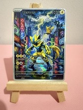 Storm City Zeraora Pokemon Card DISPLAY CARD With Luxray Pikachu picture