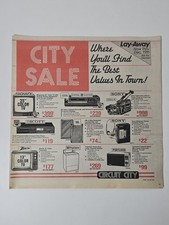 1989 Circuit City City Sale Catalog Sony JVC VCR Camcorder Audio 12 Pages picture