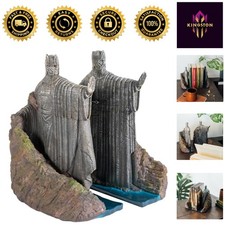 Elegant Resin Argonath Bookends for LOTR Shelves - Timeless Collectible picture