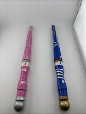 (2) Great Wolf Lodge MagiQuest Wands - Blue And Pink Rare Untested picture