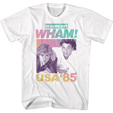 Vtg Wham George Michael Heavy Cotton White All Size Unisex Shirt CC151 picture