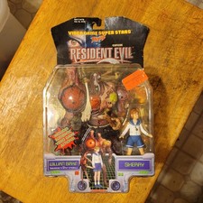 Toy Biz Resident Evil 2 Platinum Figures Sherry & William Birkin Package Wear picture