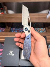 Kansept QTRO. Titanium And  lightning Ano on handle scales picture