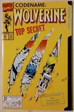 Codename: Wolverine Top Secret #50 (1991) Die Cut Cover picture