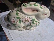 Vtg GAIL PITTMAN SIGNED LARGE 10inch BUNNY Rabbit 2003 picture