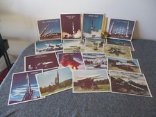 HONEYWELL AMMUNITION BRASS MAGNIFIER+SET-17 LINEN MISSILE PRINTS-NIKE/PERSHING++ picture