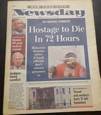 New York Newsday Wednesday June 16, 2004 Al-Qaida Threat Mets Failures picture