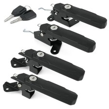 4Pcs Front & Rear Deluxe Full Door Latch Handle Locks Kit 715009952 for Can-A... picture