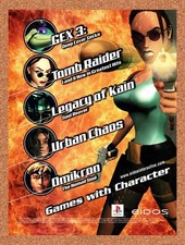 1998 Eidos Games With Character Original Advertisement / Retro Promo v11 picture