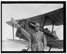 Photo:Bolling Field Army Air Service Pilot and Biplane Aircraft picture