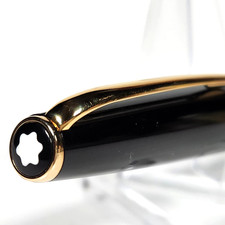 Montblanc Generation Fountain Pen - Black Resin GT Medium 14K Gold Nib NOS picture