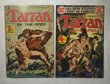Tarzan #207 & 210 Lot (2) 1972 DC Comics 1st issue by DC Origin of Tarzan picture