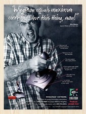1994 Logitech WingMan Extreme Flight Stick Original Advertisement v3 picture