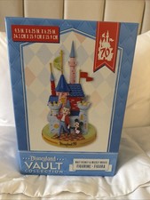 Disneyland 70th Walt Disney and Mickey Castle Figure, NEW picture