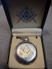 Freemasons Masonic Pocket Watch (No Battery) picture