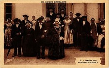 Old postcard Ma Douce Bretagne - Maries des Env. d'AURAY (205668) picture