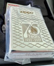 Zippo 2007 Swap Meet 75th Anniversary Lighter VIP Gift Brass Flame F-07 RARE picture