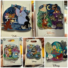 Disney Supporting Cast Pin- new on original card picture