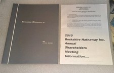 2009 Berkshire Hathaway Annual Report Warren Buffett Charlie Munger Investing picture