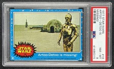 ARTOO-DETOO IS MISSING PSA 8 1977 TOPPS STAR WARS #18 6315 picture