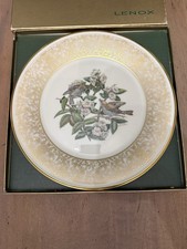 1970 LENOX FINE CHINA COLLECTORS PLATE EDWARD BOEHM BIRD THE WOOD THRUSH picture