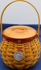 Longaberger 2004 Tournament of Roses Sweetheart Basket Set Lid Protector picture