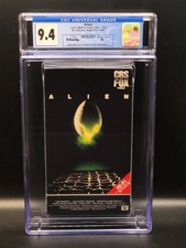 Alien (1979) - CBS/Fox 1984 VHS - CGC 9.4 SEALED Graded A+ Red Label Watermarks picture