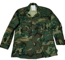 USGI BDU Jacket ERDL Pattern Mfg 1981 Vanderbilt Size Medium Regular NOS picture