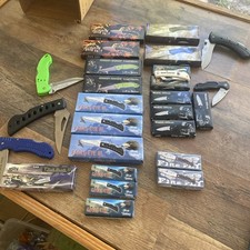 Collection of New Pocket Knifes 21 pcs Large and Small picture