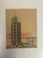 Vintage 1956 Frank Lloyd Wright Price Tower Architectural Promo Folder WPA picture