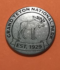 New Design Grand Teton National Park Moose Token picture