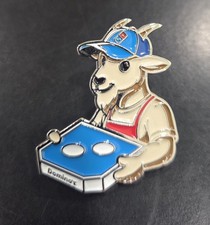 Domino's Pizza Enamel Hat Pin GOAT  picture