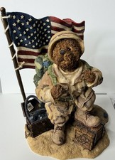 Boyds Bears Collection Army Figure 2003 1st Edition Military Collectible picture
