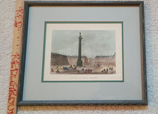 Colonne et Place Vendome Paris, 1849 by Adolphe Rouargue-11