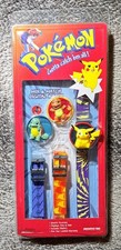 Sealed VINTAGE Pokemon Watch Mix & match digital 1999 Nintendo PIKACHU - SALE picture