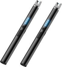 2 Packs Lighters Electric Candle Lighter Rechargeable Long Lighters Matches picture