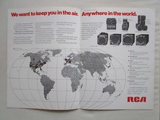 4/1974 PUB RCA AVIONICS SYSTEMS WEATHER RADAR TRANSCEIVER TRANSPONDER AD picture