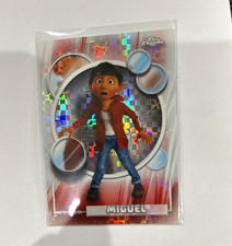 2016 Topps Chrome Pixar Disney Pixar Coco Miguel #122 X-Fractor Trading Card picture