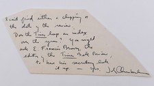 John Chamberlain, Autograph Signature Clipping, American Author, Critic & Editor picture