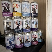 Funko SODA Mixed Lot 13 Cans Marvel/DC T'Challa Star-Lord Spider-Man Amazon picture