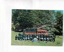 9187) Postcard Postcard Chateau LOIR Battery Fanfare Sapeurs Pompiers FIRE BR... picture