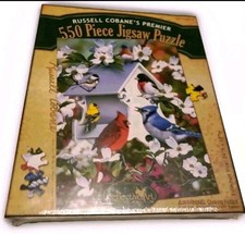 Russell Cobane’s Premier Backyard Birds 550 Piece Jigsaw Puzzle New Sealed picture