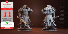 Paladin Resin Sculpture Statue Model Kit Unpainted/Unassembled picture