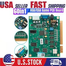 Arcade JAMMA 60 IN 1 Multicade Board CGA/VGA Output For Classic Jamma  PCB Game picture