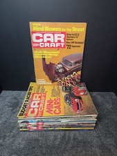 Vintage Car Craft Magazine Lot Of 20 1970's Era Hot Rods Drag Racing Automotive picture