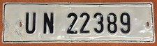 Haiti License Plate - United Nations # 22389 picture